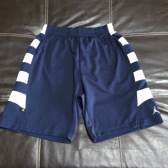 navy jordan shorts